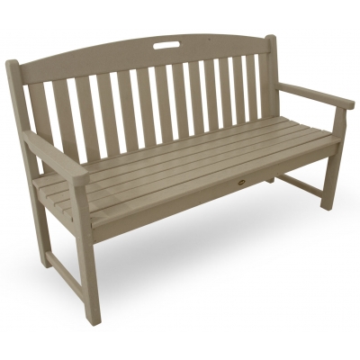 Do trex benches have a straight grain appearance compared to polywood?