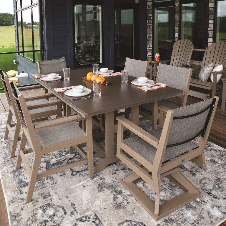 Berlin Gardens Resin 6 Seat Mayhew Sling Dining Set Questions & Answers