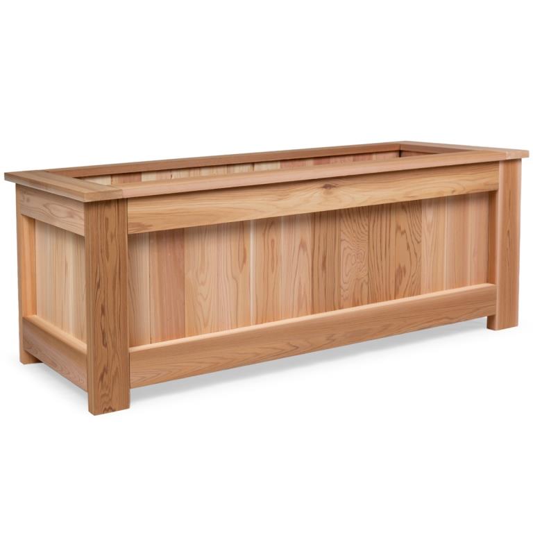 48 Inch Rectangular Cedar Planter Box Kit Questions & Answers