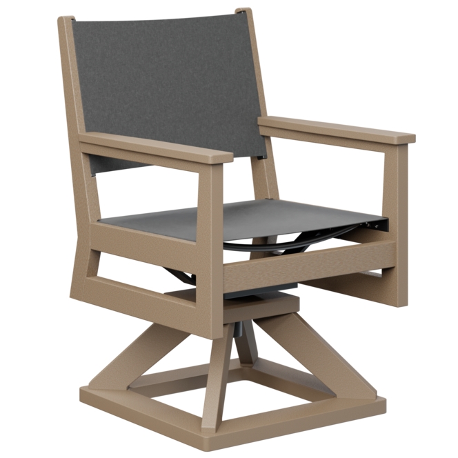 Berlin Gardens Mayhew Sling Swivel Rocker Dining Chair Questions & Answers