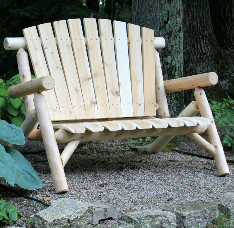 Rustic White Cedar Log 4 Ft Loveseat Bench Questions & Answers