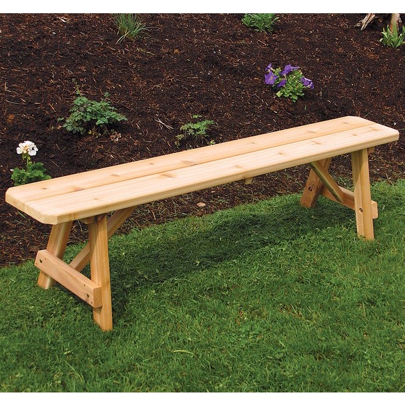 Traditional Cedar Picnic Bench Only (2',3',4', 5', 6', or 8') Questions & Answers