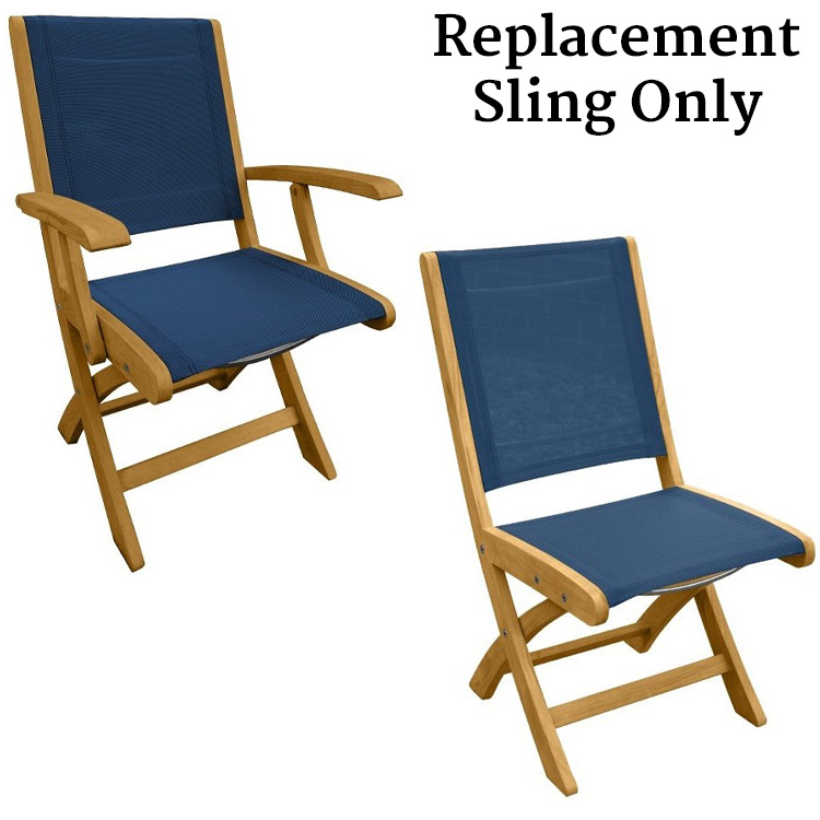 Three Birds Riviera Teak Arm or Side Folding Chair Replacement Slings Questions & Answers