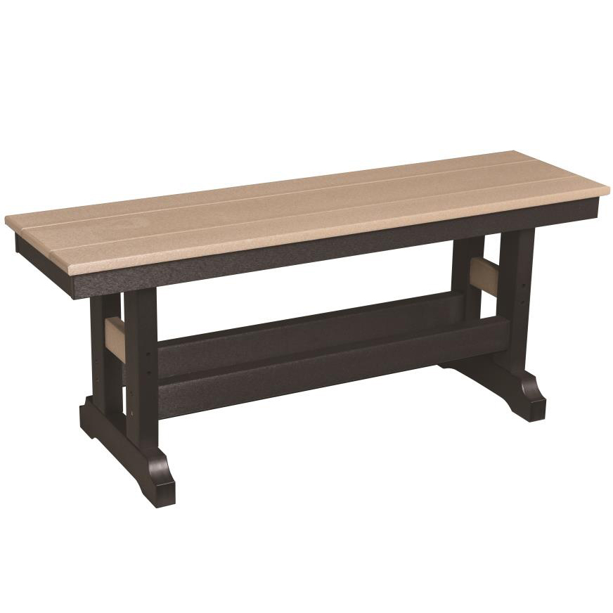 Can I get the Berlin Gardens Resin Bench in all light grey?  Top and bottom?