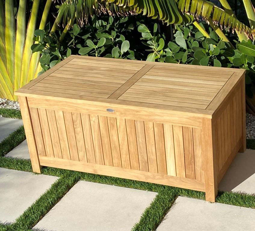 Royal Teak 53" All Purpose Cushion Box - Available end of November Questions & Answers