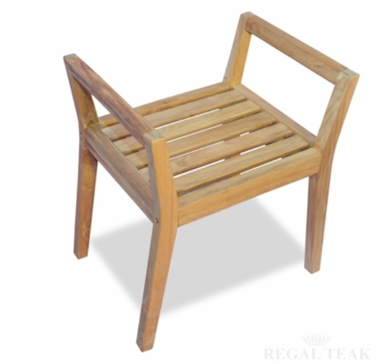 Regal Teak 17" Shower Stool with Arms Questions & Answers