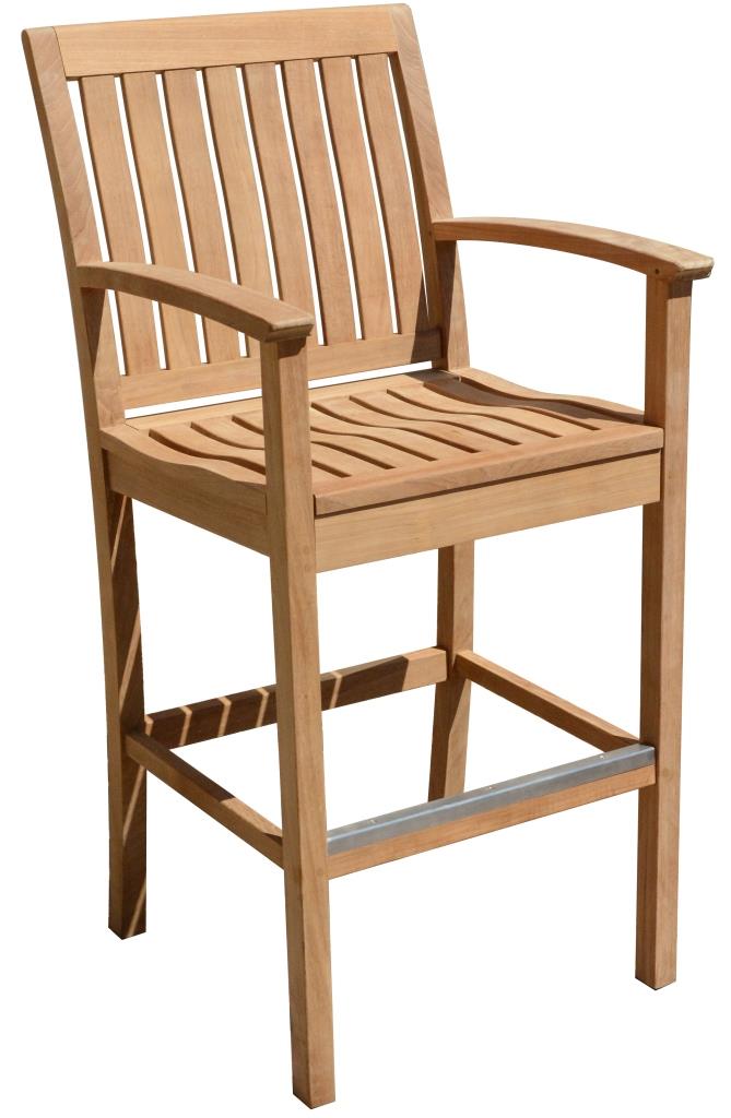 Three Birds St. Lucia Teak Bar Armchair - End of Season Sale - Good 'til Sept 30 Questions & Answers