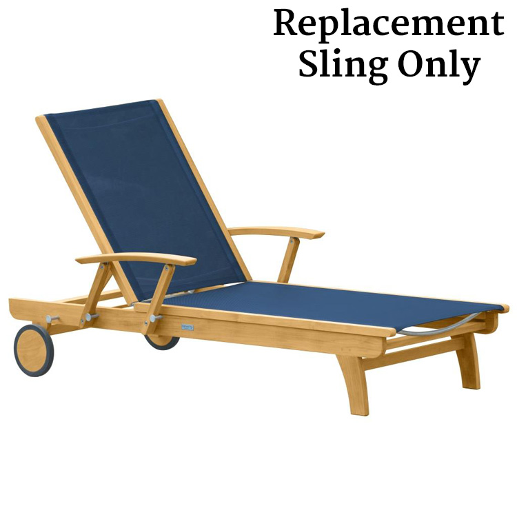 Three Birds Riviera Teak Chaise Lounge Replacement Slings Questions & Answers