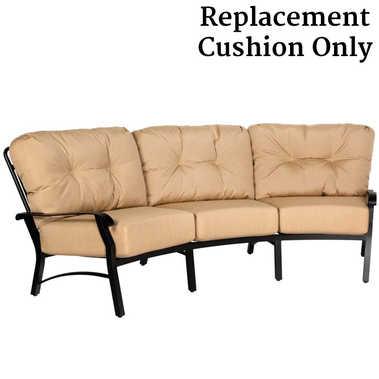 Woodard Cortland Crescent Sofa Replacement Cushions Only Questions & Answers