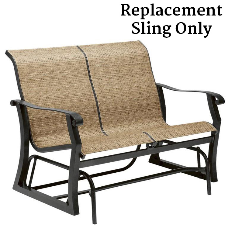 Woodard Cortland Sling Love Seat Glider Replacement Sling Only Questions & Answers