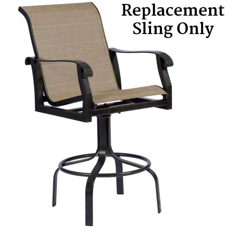 Woodard Cortland Sling Swivel Bar Stool Replacement Sling Only Questions & Answers