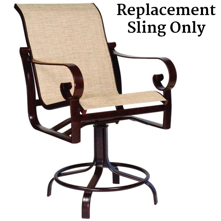 Woodard Belden Sling Swivel Counter Stool Replacement Sling Only Questions & Answers