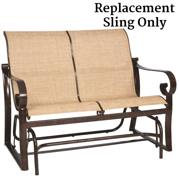 Woodard Belden Sling Love Seat Glider Replacement Sling Only Questions & Answers