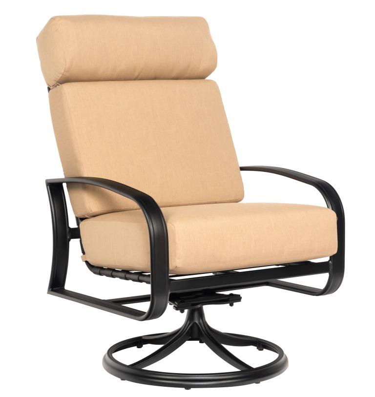 Woodard Aluminum Cayman Isle Cushion Swivel Rocking Lounge Chair Questions & Answers