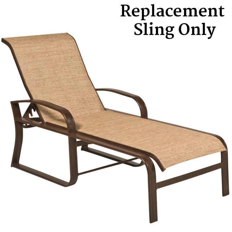 Woodard Cayman Isle Adjustable Chaise Lounge Chair Replacement Sling Only Questions & Answers