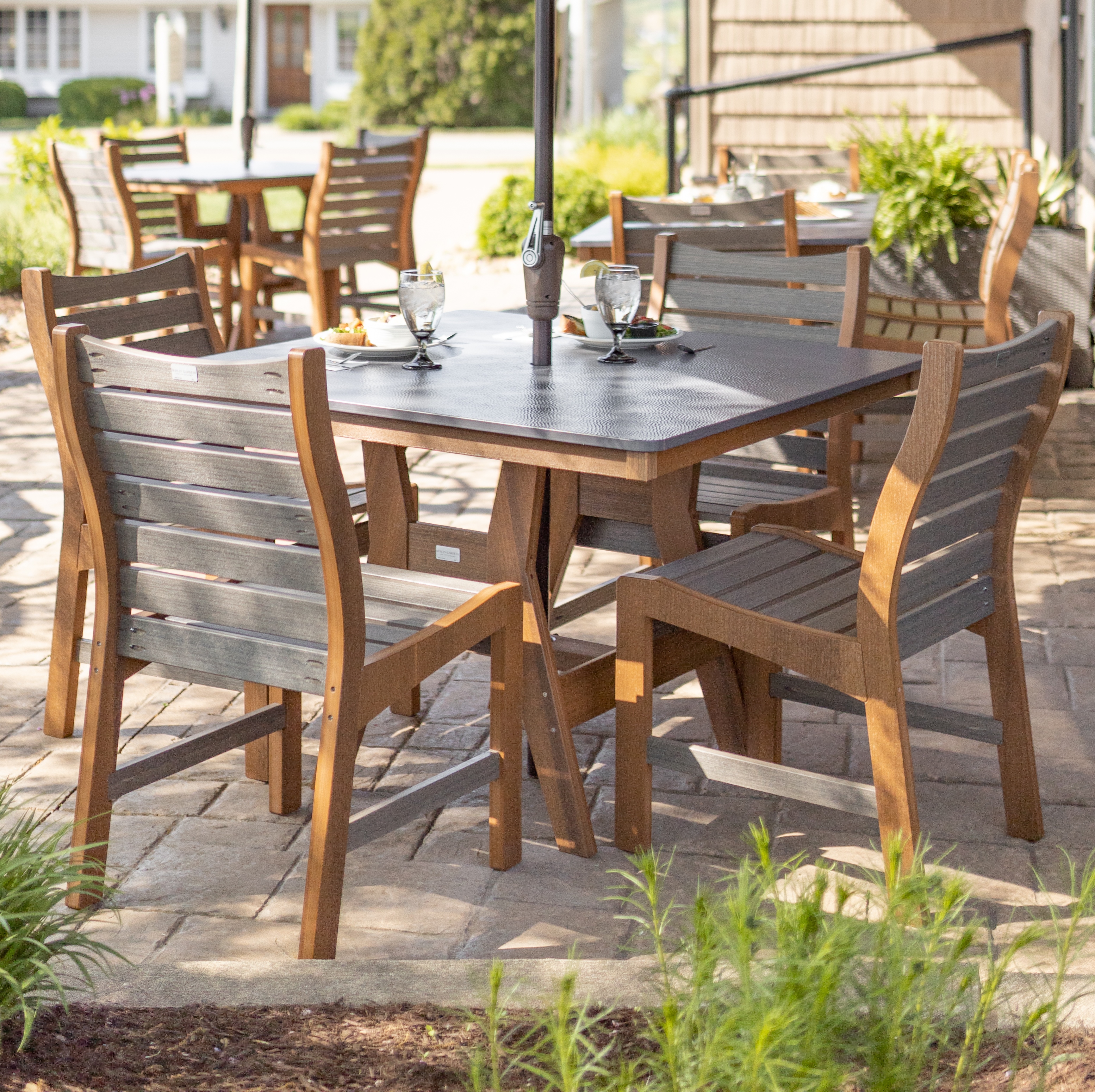 Can I order chairs like in picture (driftwood gray top) (nature teak sides)